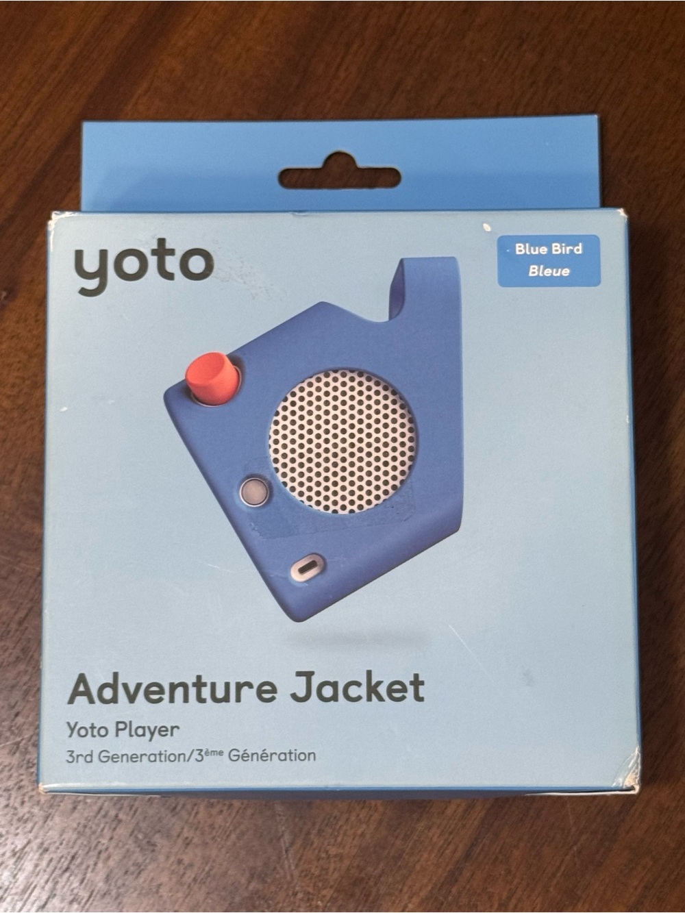 Yoto Adventure Jacket Blue Bird 3rd Gen Player Protective Case New Unopened-0223